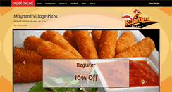Desktop Screenshot of maynardvillagepizza.biz